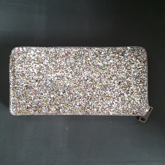 Gold glitter wallet - Picture 3 of 4